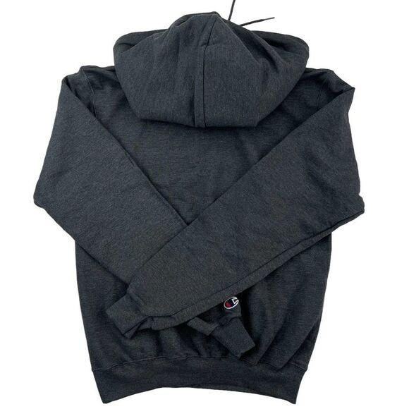 New Champion NYC Women Gray Hoodie Long Sleeve Fleece Pullover Sweater US S - Picture 3 of 12